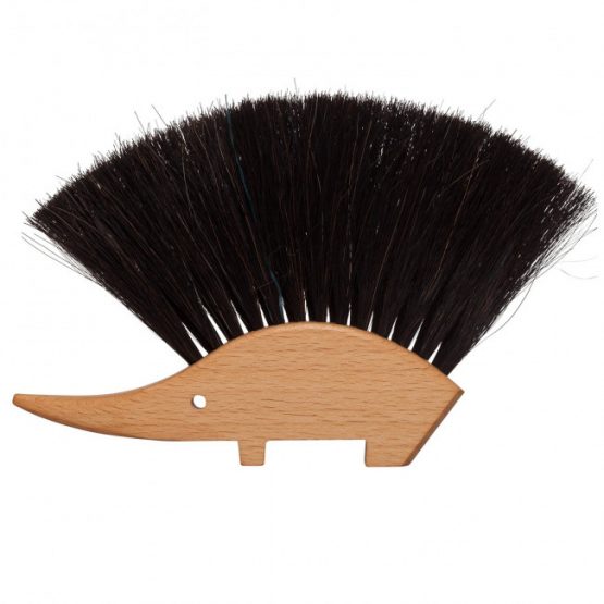 hedgehog cleaning brush