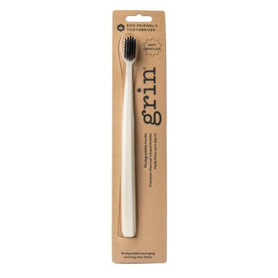Grin biodegradable toothbrush Ivory