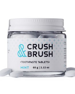 Crush and Brush Toothpaste tablets