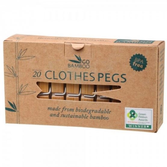bamboo clothes pegs