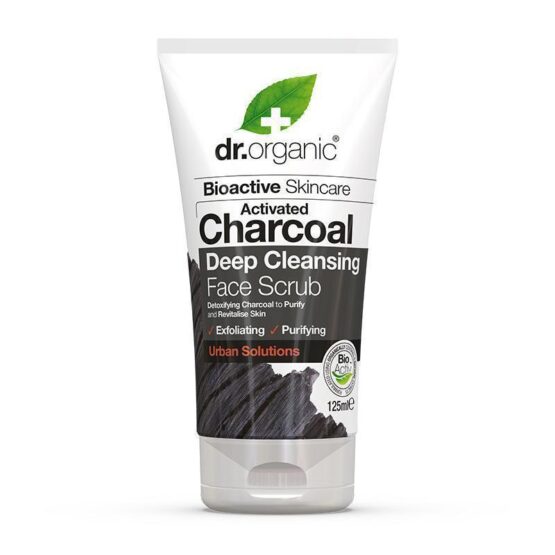 Dr Organic activated charcoal face scrub