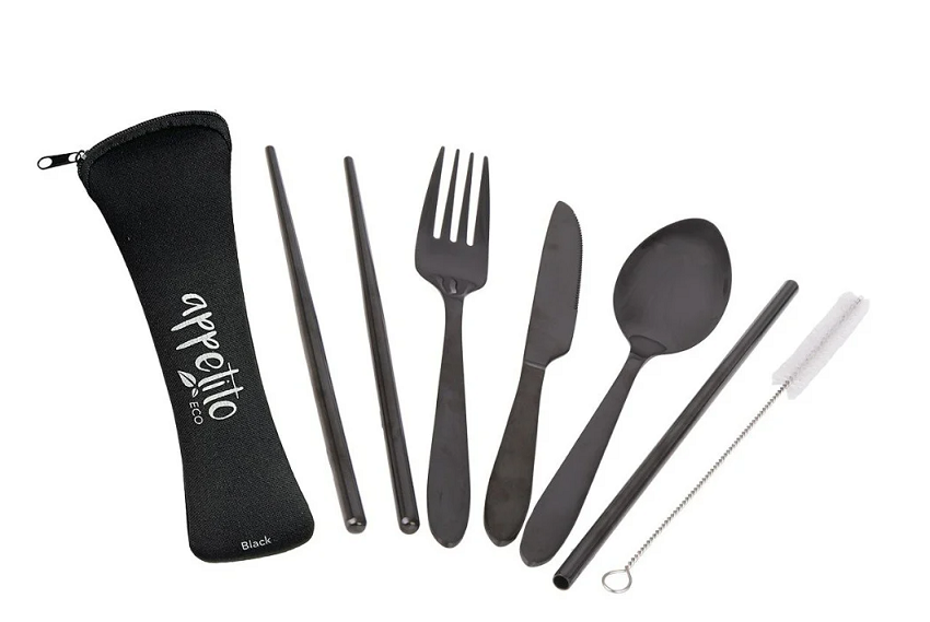 Appetito cutlery set Black