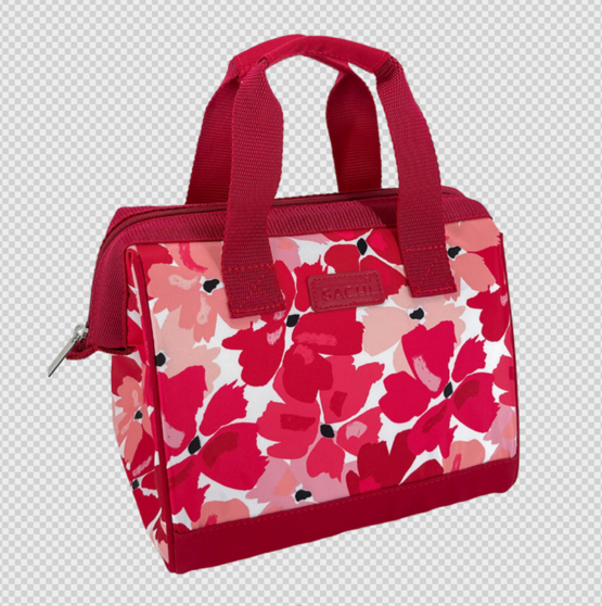 Sachi Insulated Lunch Tote Red Poppies