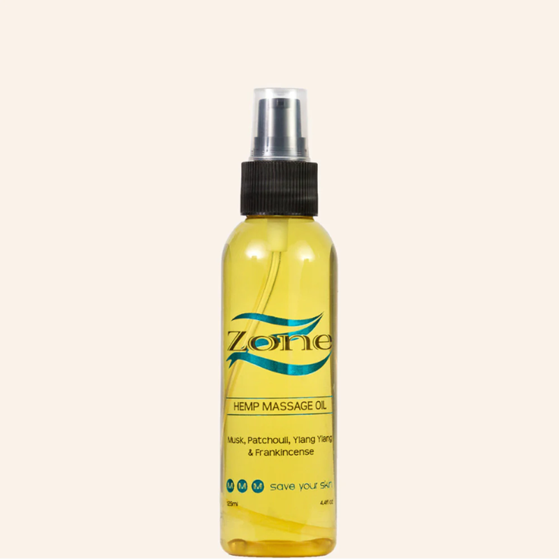 Zone hemp massage oil